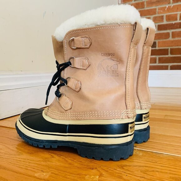 Sorel Caribou Vintage Kaufman Canada VNC Men\'s Size 9 Lined Hard Weather Boots main image 6